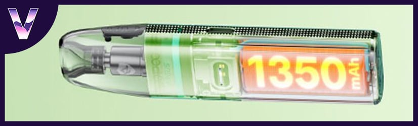 Autonomie de 1350 mAh